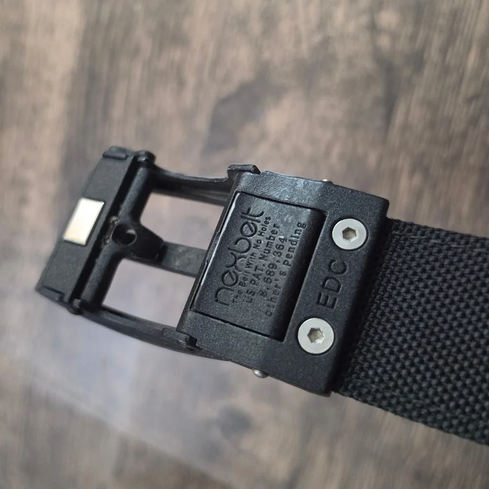 NEXBELT EDC Titan Belt Mens 35 Black Nylon Ratchet Tactical Buckle 100-1171-HF